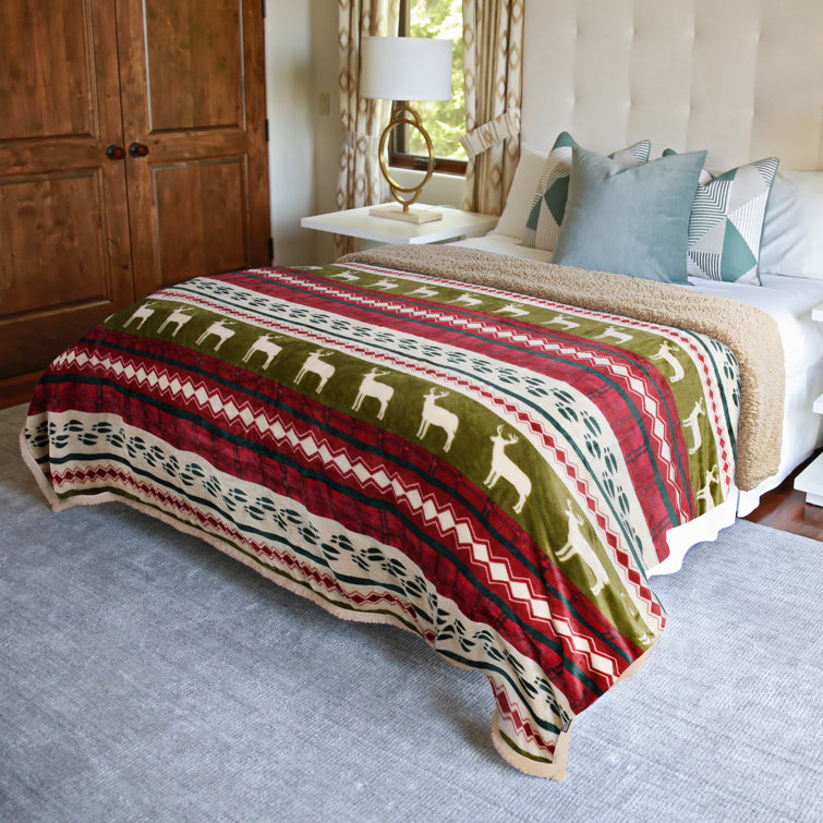 Christmas shop bed throws